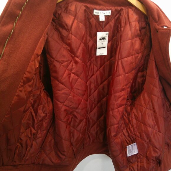 NWT | And Now This - Macys| Bomber Jacket Full Zip| Plus Size 1 X - Picture 10 of 11
